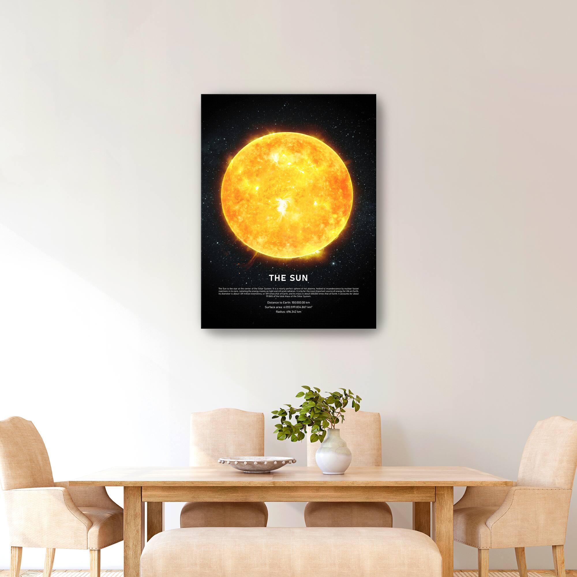 The Sun Canvas Giclee